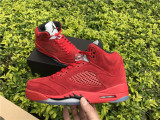 Authentic Air Jordan 5 GS “Red Suede”