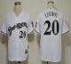 Milwaukee Brewers -20 Jonathan Lucroy White Cool Base Stitched MLB Jersey