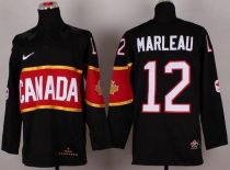 Olympic 2014 CA 12 Patrick Marleau Black Stitched NHL Jersey Olympic 2014 CA 12 Patrick Marleau Black Stitched NHL Jersey
