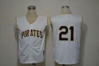 Mitchell And Ness 1960 Pittsburgh Pirates #21 Roberto Clemente White Stitched MLB Jersey