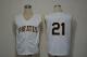 Mitchell And Ness 1960 Pittsburgh Pirates #21 Roberto Clemente White Stitched MLB Jersey
