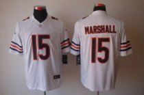 Nike Bears -15 Brandon Marshall White Stitched NFL Limited Jersey Nike Bears -15 Brandon Marshall White Stitched NFL Limited Jersey
