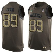Nike Packers -89 Jared Cook Green Stitched NFL Limited Salute To Service Tank Top Jersey Nike Packers -89 Jared Cook Green Stitched NFL Limited Salute To Service Tank Top Jersey