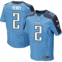 Nike Titans -2 Derrick Henry Light Blue Team Color Stitched NFL Elite Jersey Nike Titans -2 Derrick Henry Light Blue Team Color Stitched NFL Elite Jersey