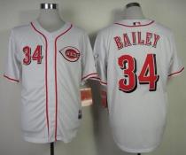 Cincinnati Reds -34 Homer Bailey White Cool Base Stitched MLB Jersey Cincinnati Reds -34 Homer Bailey White Cool Base Stitched MLB Jersey