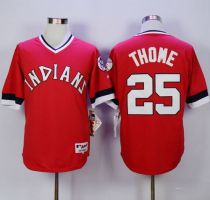 Cleveland Indians -25 Jim Thome Red 1978 Turn Back The Clock Stitched MLB Jersey Cleveland Indians -25 Jim Thome Red 1978 Turn Back The Clock Stitched MLB Jersey