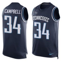 Nike Tennessee Titans -34 Earl Campbell Navy Blue Alternate Stitched NFL Limited Tank Top Jersey Nike Tennessee Titans -34 Earl Campbell Navy Blue Alternate Stitched NFL Limited Tank Top Jersey