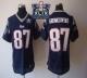 Nike New England Patriots -87 Rob Gronkowski Navy Blue Team Color Super Bowl XLIX Champions Patch Me