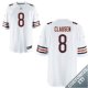 Nike Chicago Bears -8 White Clausen Elite Jersey