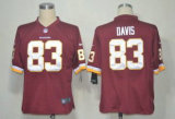 Nike Redskins -83 Fred Davis Burgundy Red Team Color Stitched NFL Game Jersey