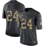 Arizona Cardinals -24 Adrian Wilson Nike Anthracite 2016 Salute to Service Jersey