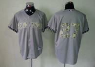 New York Yankees -27 Shawn Kelley Grey USMC Cool Base Stitched MLB Jersey