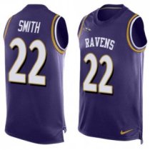 Nike Ravens -22 Jimmy Smith Purple Team Color Stitched NFL Limited Tank Top Jersey Nike Ravens -22 Jimmy Smith Purple Team Color Stitched NFL Limited Tank Top Jersey