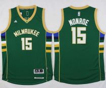 Milwaukee Bucks -15 Greg Monroe Green Stitched NBA Jersey Milwaukee Bucks -15 Greg Monroe Green Stitched NBA Jersey