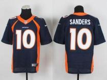 Nike Denver Broncos #10 Emmanuel Sanders Navy Blue Alternate Men's Stitched NFL New Elite Jersey