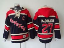 New York Rangers -27 Ryan McDonagh Blue Sawyer Hooded Sweatshirt Stitched NHL Jersey New York Rangers -27 Ryan McDonagh Blue Sawyer Hooded Sweatshirt Stitched NHL Jersey