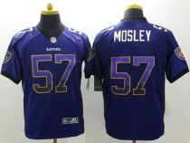 Nike Ravens -57 CJ Mosley Purple Team Color Men's Stitched NFL Elite Drift Fashion Jersey Nike Ravens -57 CJ Mosley Purple Team Color Men's Stitched NFL Elite Drift Fashion Jersey