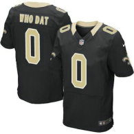 Nike New Orleans Saints -0 Who Dat Black Team Color NFL Elite Jersey