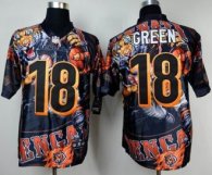 Nike Cincinnati Bengals -18 A J  Green Team Color NFL Fanatical Version Jersey