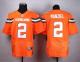 Nike Cleveland Browns -2 Johnny Manziel Orange Alternate Men's Stitched NFL New Elite Jersey