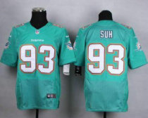 Nike Miami Dolphins -93 Ndamukong Suh Aqua Green Team Color Stitched NFL New Elite Jersey Nike Miami Dolphins -93 Ndamukong Suh Aqua Green Team Color Stitched NFL New Elite Jersey
