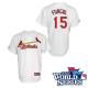 St Louis Cardinals #15 Rafael Furcal White Cool Base 2013 World Series Patch Stitched MLB Jersey