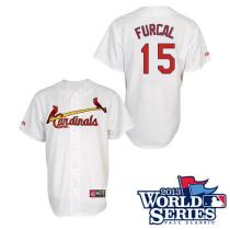 St Louis Cardinals #15 Rafael Furcal White Cool Base 2013 World Series Patch Stitched MLB Jersey St Louis Cardinals #15 Rafael Furcal White Cool Base 2013 World Series Patch Stitched MLB Jersey