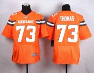 Nike Cleveland Browns -73 Joe Thomas Orange Alternate Men's Stitched NFL New Elite Jersey
