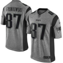 Nike New England Patriots -87 Rob Gronkowski Gray Stitched NFL Limited Gridiron Gray Jersey Nike New England Patriots -87 Rob Gronkowski Gray Stitched NFL Limited Gridiron Gray Jersey
