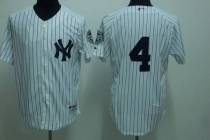 New York Yankees -4 Lou Gehrig Stitched White MLB Jersey New York Yankees -4 Lou Gehrig Stitched White MLB Jersey