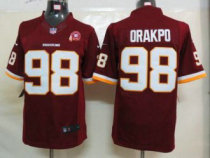 Nike Redskins -98 Brian Orakpo Burgundy Red Team Color With 80TH Patch Stitched NFL Limited Jersey Nike Redskins -98 Brian Orakpo Burgundy Red Team Color With 80TH Patch Stitched NFL Limited Jersey