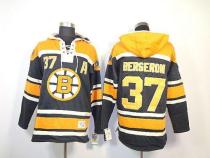 Boston Bruins -37 Patrice Bergeron Black Sawyer Hooded Sweatshirt Stitched NHL Jersey Boston Bruins -37 Patrice Bergeron Black Sawyer Hooded Sweatshirt Stitched NHL Jersey