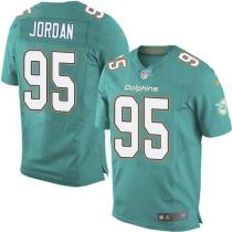 Nike Miami Dolphins #95 Dion Jordan Aqua Green Team Color Men's Stitched NFL New Elite Jersey Nike Miami Dolphins #95 Dion Jordan Aqua Green Team Color Men's Stitched NFL New Elite Jersey