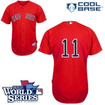 Boston Red Sox #11 Clay Buchholz Red Cool Base 2013 World Series Patch Stitched MLB Jersey Boston Red Sox #11 Clay Buchholz Red Cool Base 2013 World Series Patch Stitched MLB Jersey