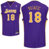 Los Angeles Lakers -18 Sasha Vujacic Stitched Purple NBA Jersey Los Angeles Lakers -18 Sasha Vujacic Stitched Purple NBA Jersey