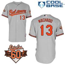 Baltimore Orioles #13 Manny Machado Grey Cool Base Stitched MLB Jersey Baltimore Orioles #13 Manny Machado Grey Cool Base Stitched MLB Jersey