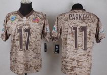 Nike Miami Dolphins #11 DeVante Parker Camo Men's Stitched NFL New Elite USMC Jersey