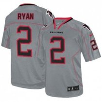 Nike Falcons 2 Matt Ryan Lights Out Grey Stitched NFL Elite Jersey Nike Falcons 2 Matt Ryan Lights Out Grey Stitched NFL Elite Jersey