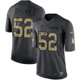 Buffalo Bills -52 Preston Brown Nike Anthracite 2016 Salute to Service Jersey