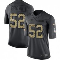 Buffalo Bills -52 Preston Brown Nike Anthracite 2016 Salute to Service Jersey