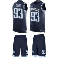 Titans -93 Kevin Dodd Navy Blue Alternate Stitched NFL Limited Tank Top Suit Jersey