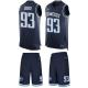 Titans -93 Kevin Dodd Navy Blue Alternate Stitched NFL Limited Tank Top Suit Jersey