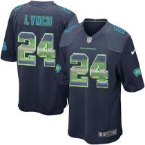 Nike Seahawks -24 Marshawn Lynch Steel Blue Team Color Stitched NFL Limited Strobe Jersey Nike Seahawks -24 Marshawn Lynch Steel Blue Team Color Stitched NFL Limited Strobe Jersey