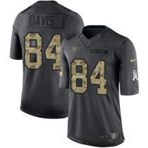 Nike Titans -84 Corey Davis Black Stitched NFL Limited 2016 Salute To Service Jersey Nike Titans -84 Corey Davis Black Stitched NFL Limited 2016 Salute To Service Jersey