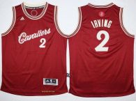 Cleveland Cavaliers #2 Kyrie Irving Red 2015-2016 Christmas Day Stitched Youth NBA Jersey
