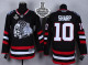 Chicago Blackhawks -10 Patrick Sharp Black White Skull 2014 Stadium Series 2015 Stanley Cup Stitched