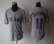 Texas Rangers #11 Yu Darvish Grey 40th Anniversary Patch Cool Base Stitched MLB Jersey Texas Rangers #11 Yu Darvish Grey 40th Anniversary Patch Cool Base Stitched MLB Jersey