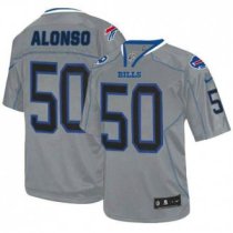Nike Buffalo Bills -50 Kiko Alonso Lights Out Grey NFL Elite Jersey Nike Buffalo Bills -50 Kiko Alonso Lights Out Grey NFL Elite Jersey