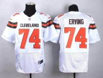 Nike Cleveland Browns -74 Cameron Erving White Stitched NFL New Elite Jersey