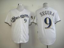 Milwaukee Brewers -9 Jean Segura White Cool Base Stitched MLB Jersey Milwaukee Brewers -9 Jean Segura White Cool Base Stitched MLB Jersey